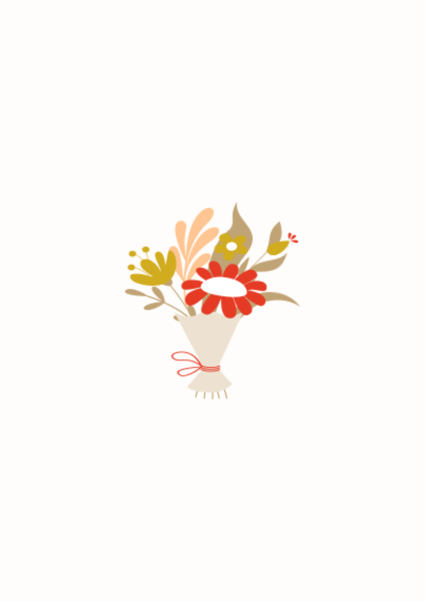 Bouquet de mariée personnalisé