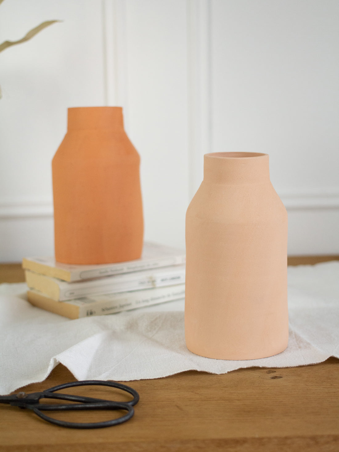 Vase céramique rose